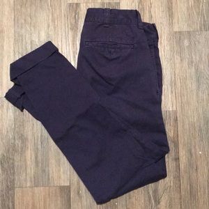 J. Crew slim stanton chino purple pants 28x32